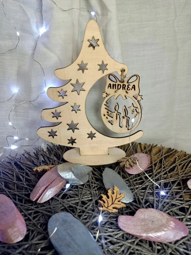 Fotografía de Arbolito de Navidad en MDF