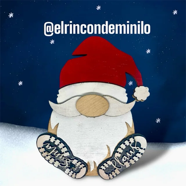Fotografía de Papá Noel de MDF