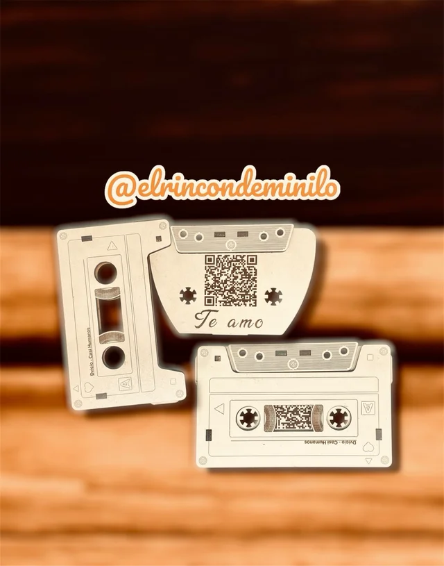 Fotografía de Cassette personalizada con QR