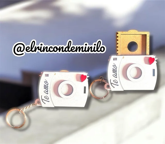 Fotografía de Llavero cámara con foto
