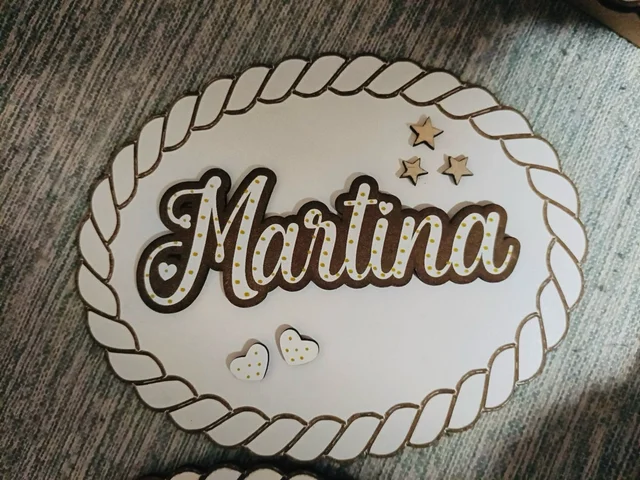 Fotografía de Letrero personalizado Martina