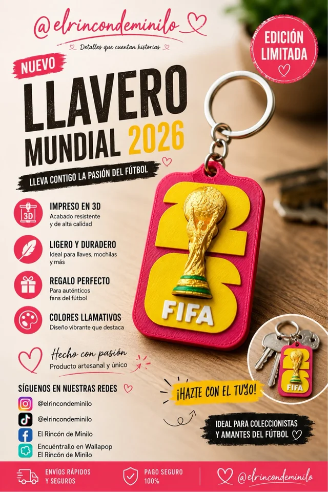 Fotografía de Llavero Mundial 2026