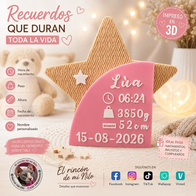 Fotografía de Estrella personalizada de nacimiento